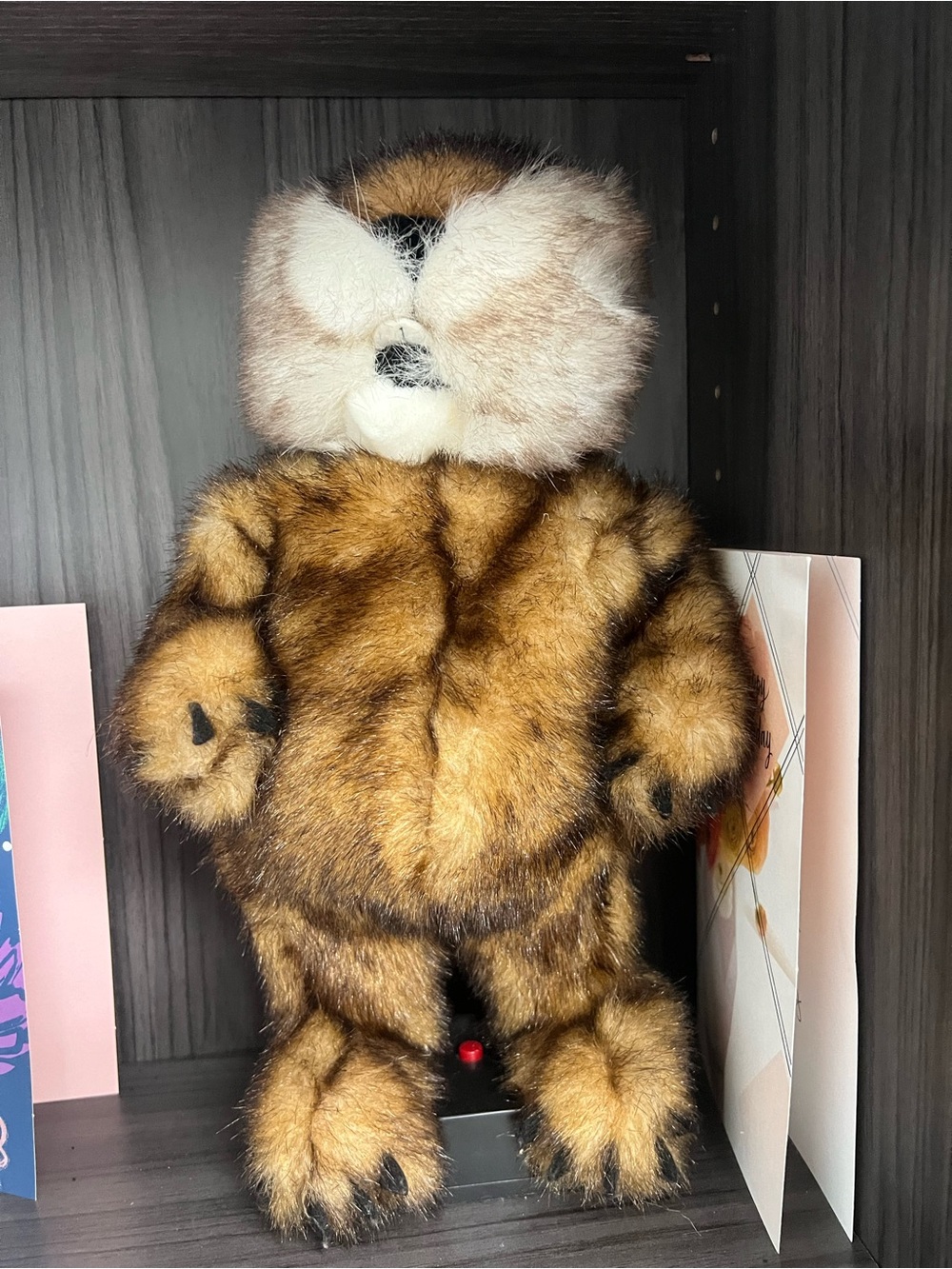 Plush Brown Fur Teddy Bear Stuffed Toy
